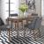 Triangle Dining Set | Space Savers Modern Walnut