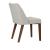Space Savers Linen/Wood Nido Chair