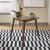 Space Savers Irregular Wood Triangle Dining Table