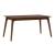 Triangle Dining Set | Space Savers Modern Walnut