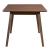 Round Drop Leaf Dining Set | Space Savers Walnut