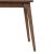 Triangle Dining Set | Space Savers Modern Walnut