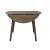 Space Savers Round Wood Drop Leaf Dining Table