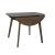 Space Savers Round Wood Drop Leaf Dining Table