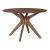 Space Savers Round Wood Pedestal Dining Table