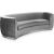 Julian Velvet Sofa with Chrome Stainless Steel Base