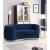 Julian Velvet Loveseat with Stainless Steel Base