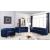 Julian Velvet Loveseat with Stainless Steel Base