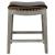 Elmo Bonded Leather Counter Stool, Mystique Gray Legs