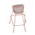 Madeline 41.73-inch Leatherette/Metal Barstool w/Seat Cushion