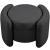 Horizon Boucle Fabric Ottoman