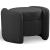 Horizon Boucle Fabric Ottoman