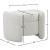 Horizon Boucle Fabric Ottoman