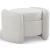Horizon Boucle Fabric Ottoman