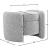Horizon Boucle Fabric Ottoman