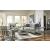 Garrison Chair Metal/Mirror Side Table