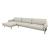 Le Marais Fabric Sofa w/Left Hand Chaise Facing