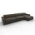 Norma Leather Sofa w/Right Hand Chaise Facing