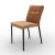 Carmen Large Fabric/Metal Customizable Upholstered Dining Chair