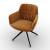 Cocoon Fabric/Metal 360° Swivel Customizable Padded Plush Seat Dining Armchair