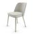 Foyer Fabric/Metal Customizable Upholstered Dining Chair