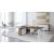 Nova Basic Melamine Lockable Bookcase w/Shelves & Sliding Plexiglas Door