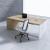 Mito Executive Desk w/Pedestal & Gloss Side Panel