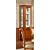 Torriani Wood/Glass 1 Door Curio w/LED Light, Right
