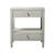 Wood Bedside Table w/2 Drawers