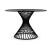Vortex Metal/Ceramic Round Dining Table