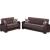 Hartford Fabric/Vinyl Storage Living Room Set