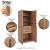 Lee Freestanding 2-Piece Wardrobe Closet 1.0 w/4 Shelves & 2 Drawers 