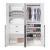 Lee Freestanding 2-Piece Wardrobe Closet w/1 Hanging Rod, 2 Drawers, 3 Shoe Shelves & 5 Shelves 