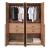 Lee Freestanding 2-Piece Wardrobe Closet 2.0 w/1 Hanging Rod, 1 Shelf & 2 Drawers 