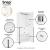 Lee Freestanding 2-Piece Wardrobe Closet 2.0 w/1 Hanging Rod, 1 Shelf & 2 Drawers 