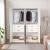 Lee Freestanding 2-Piece Wardrobe Closet 2.0 w/1 Hanging Rod, 1 Shelf & 2 Drawers 