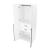 Lee Freestanding 2-Piece Wardrobe Closet 2.0 w/1 Hanging Rod, 1 Shelf & 2 Drawers 