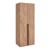 Lee Freestanding 2-Piece Wardrobe w/2 Hanging Rods, 2 Drawers, 3 Shoe Shelves & 2 Shelves 
