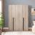 Lee Freestanding 2-Piece Wardrobe Closet w/2 Hanging Rods, 2 Drawers, 3 Shoe Shelves & 2 Shelves 