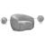 Hyde Boucle Fabric Chair
