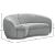 Hyde Boucle Fabric Loveseat
