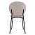 Ines Aspen Fabric/Metal Dining Chair
