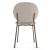Ines Aspen Fabric/Metal Dining Chair