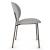 Ines Venice Fabric/Metal Dining Chair