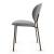 Ines Venice Fabric/Metal Dining Chair