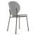 Ines Venice Fabric/Metal Dining Chair
