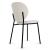 Ines Venice Fabric/Metal Dining Chair