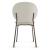 Ines Venice Fabric/Metal Dining Chair
