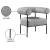 Blake Boucle Fabric Accent Chair