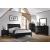 Briana Leatherette/Wood Panel Bed, Eastern King Size